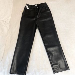 Aritzia | Wilfred Melina Black Vegan Leather Pants